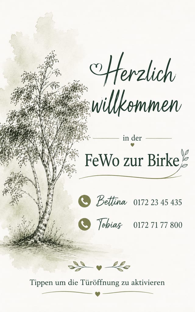 Startbildschirm der Türstation